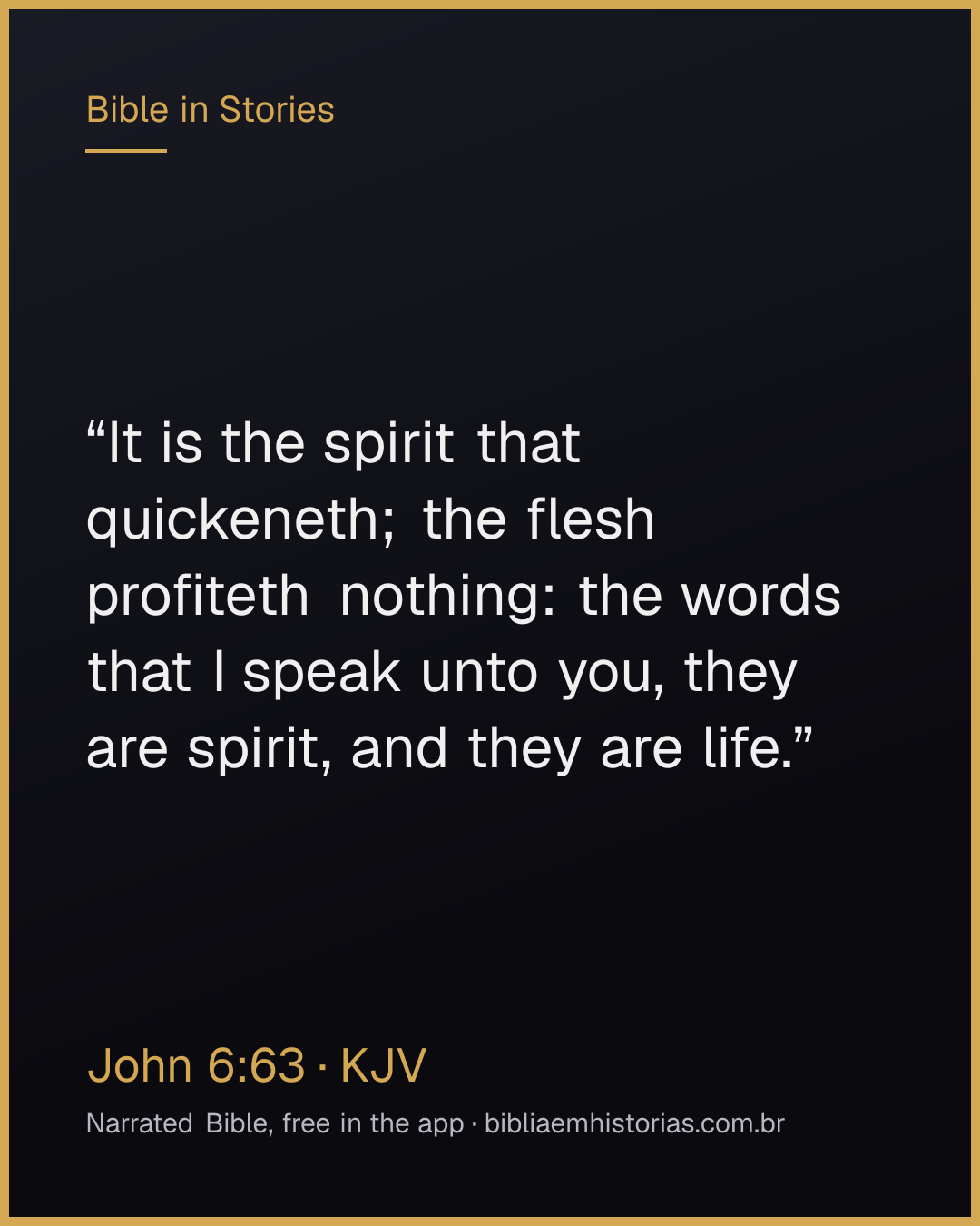 Verse image for John 6:63 to share