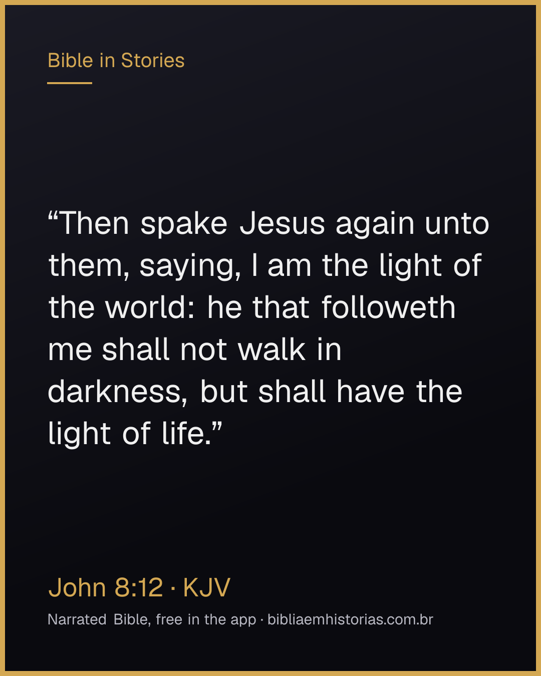 Verse image for John 8:12 to share