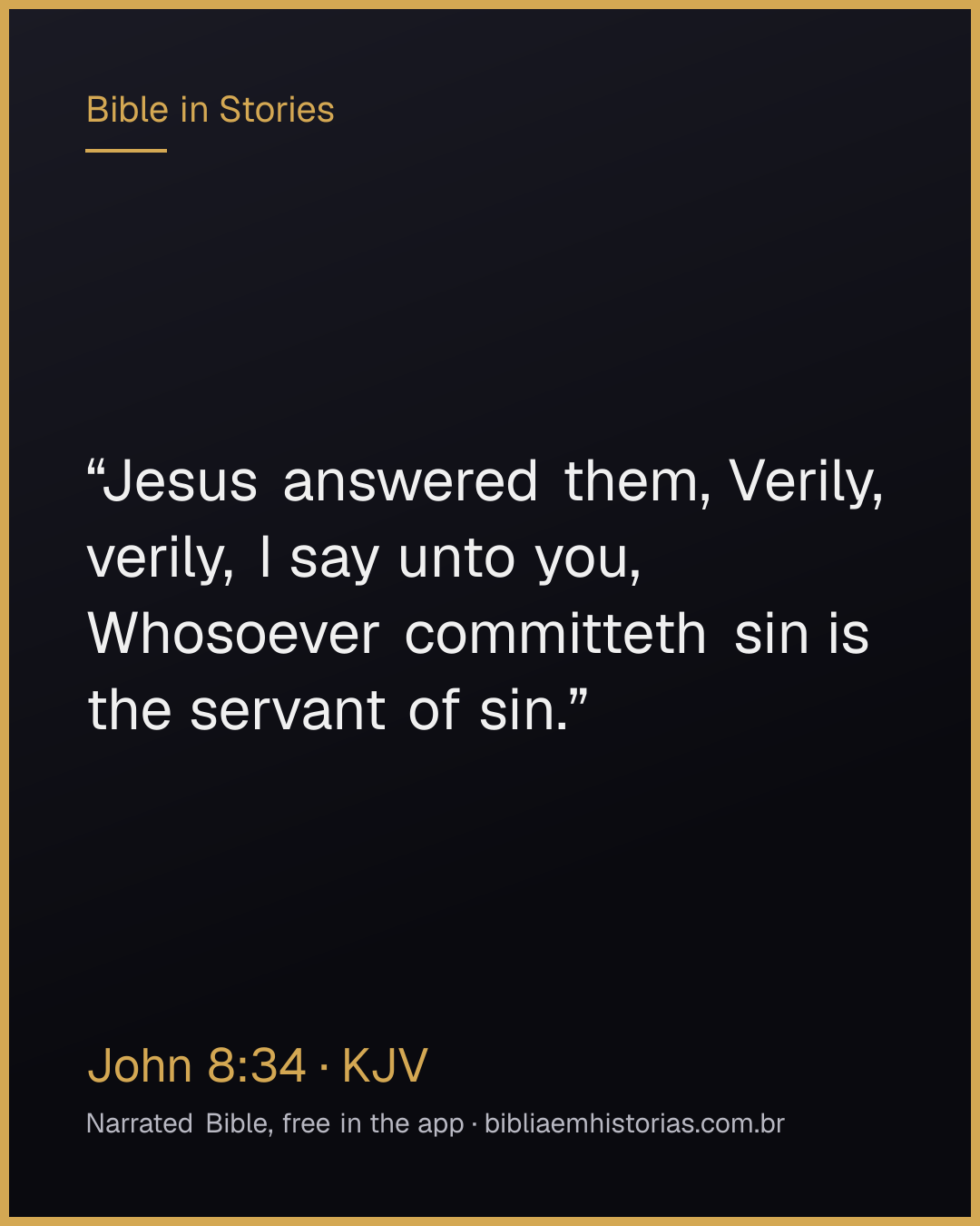 Verse image for John 8:34 to share