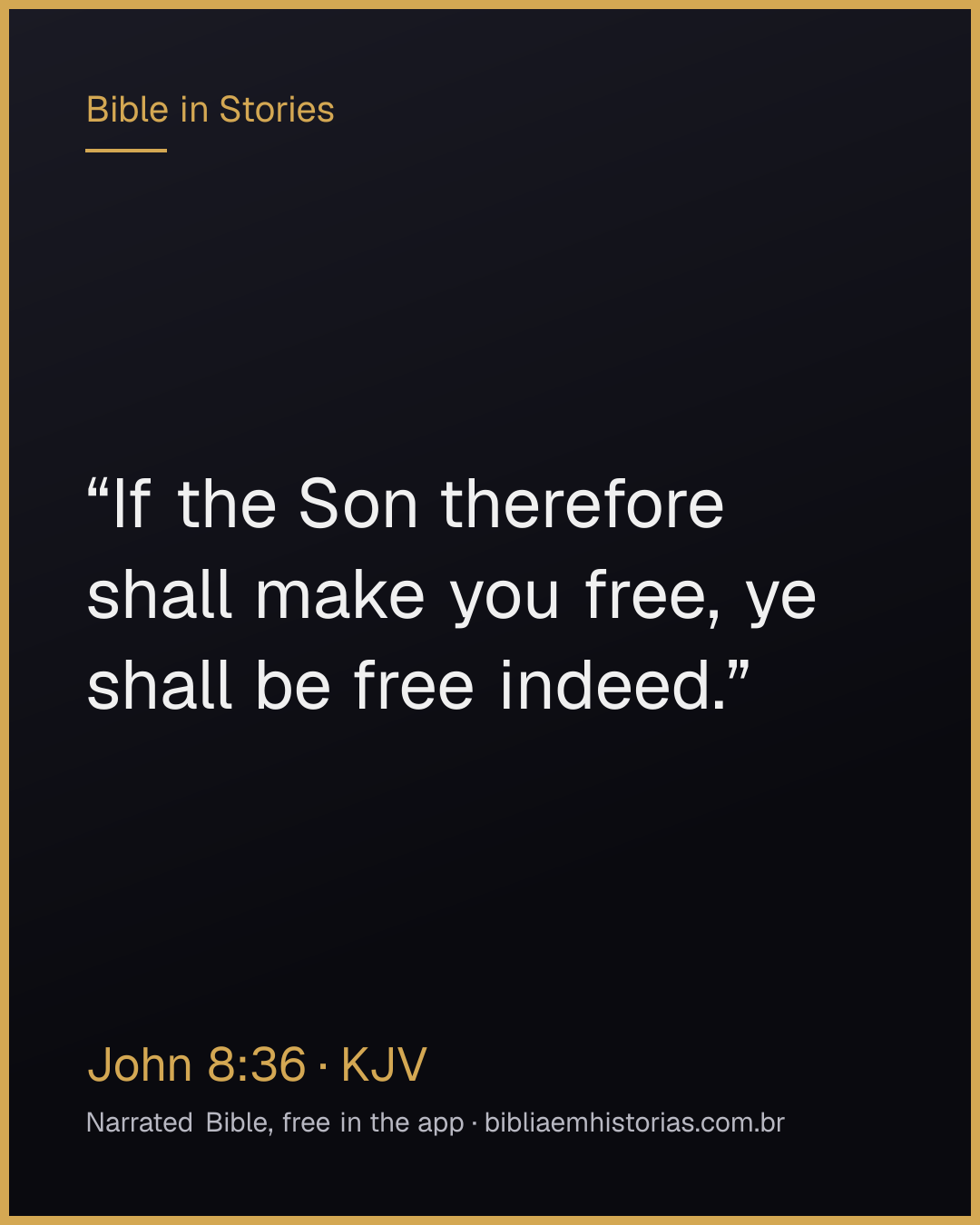 Verse image for John 8:36 to share