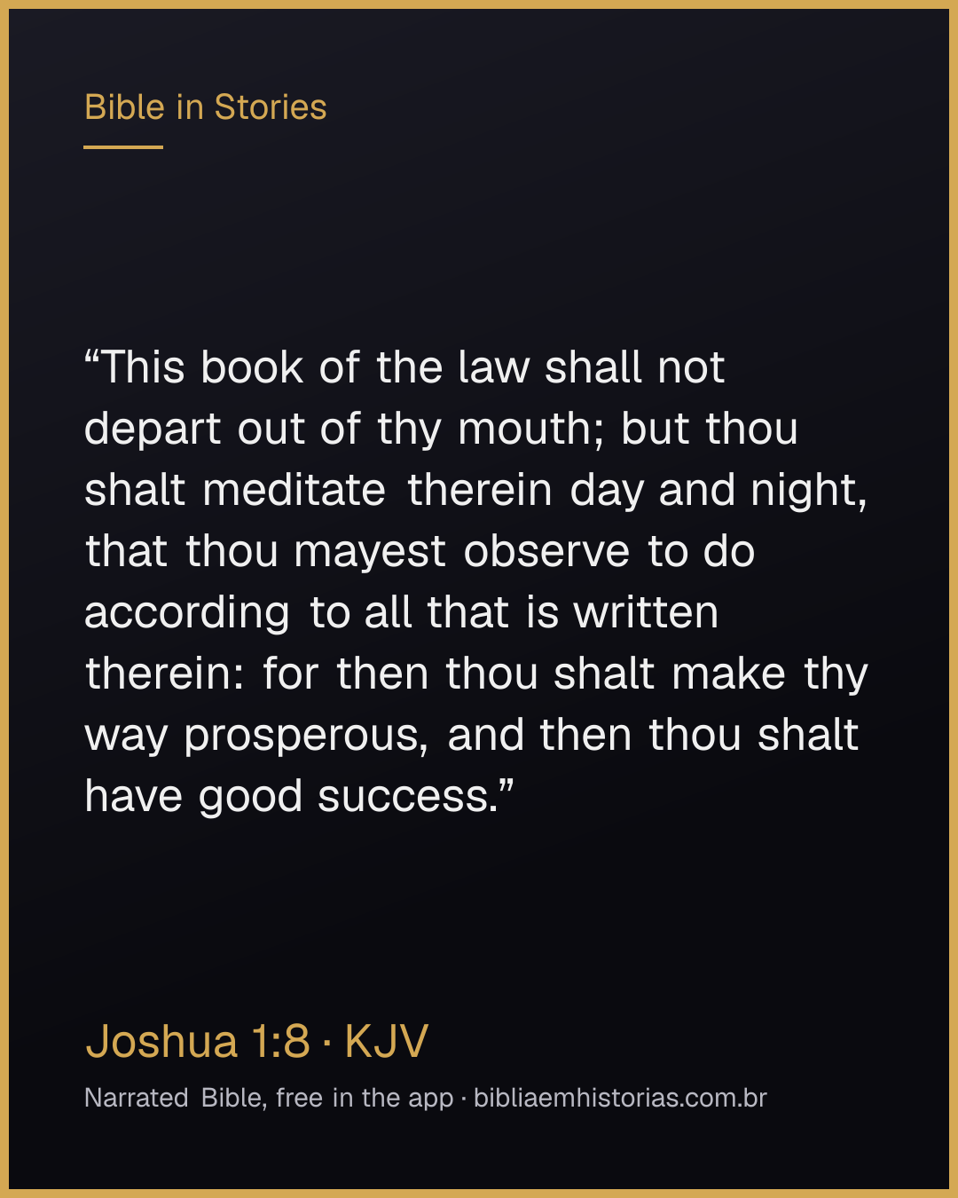 Verse image for Joshua 1:8 to share