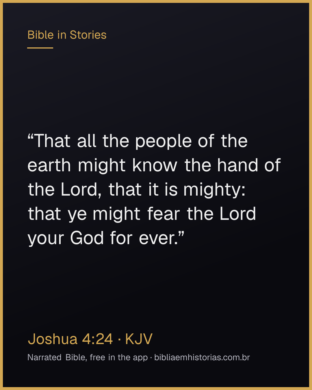Verse image for Joshua 4:24 to share