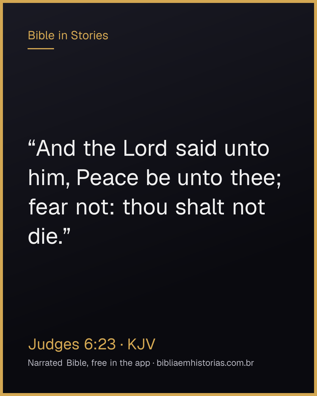 Verse image for Judges 6:23 to share