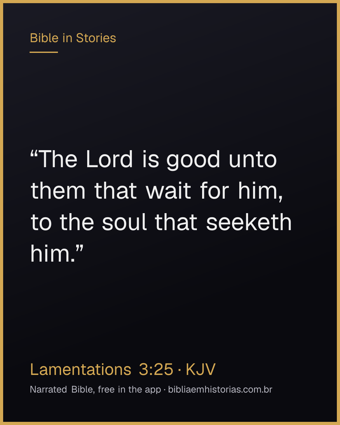 Verse image for Lamentations 3:25 to share