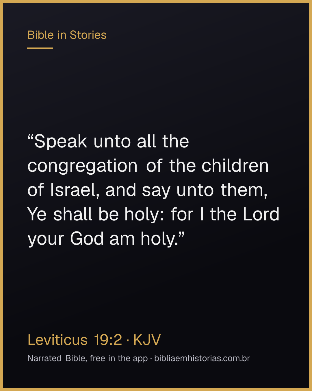 Verse image for Leviticus 19:2 to share
