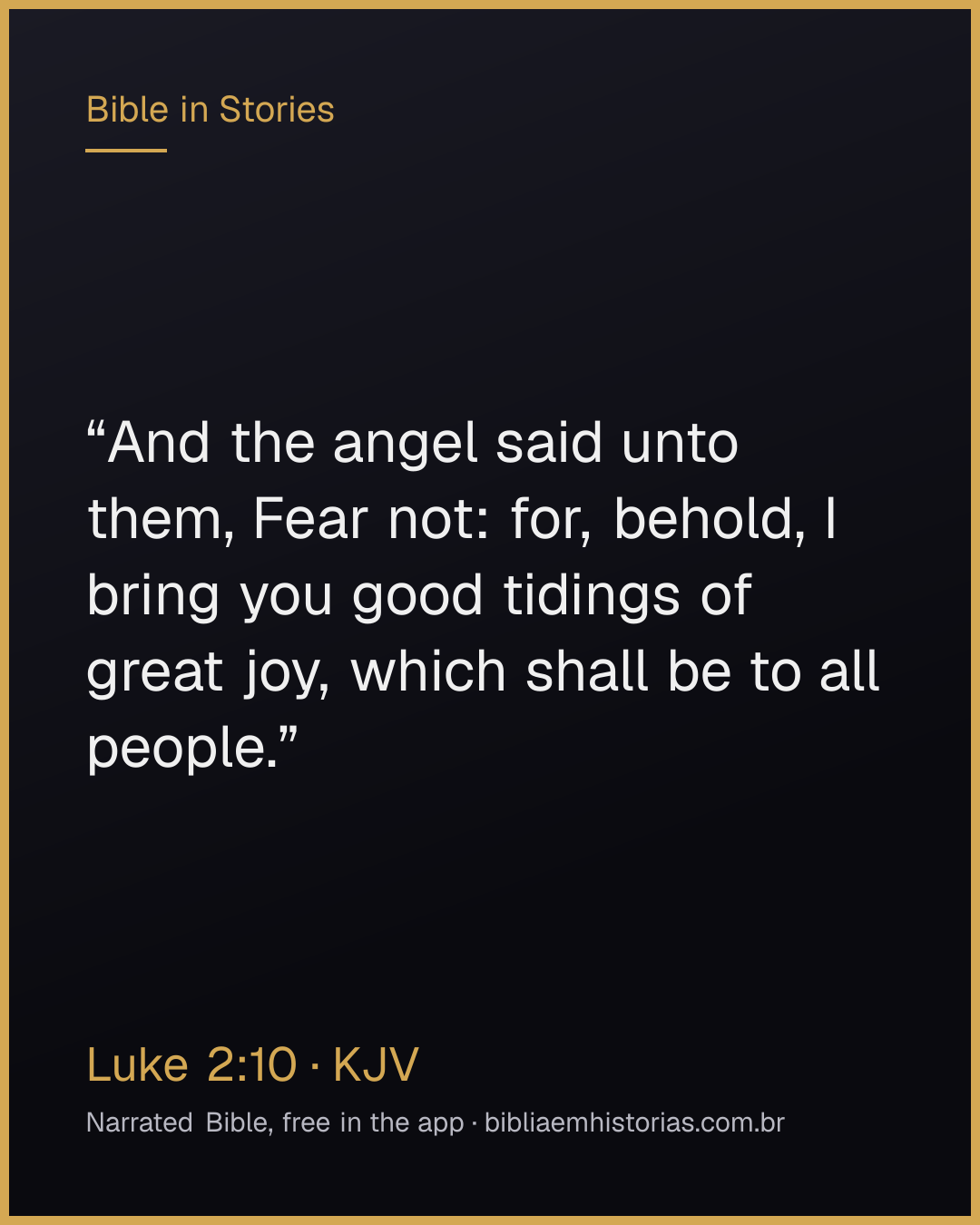 Verse image for Luke 2:10 to share