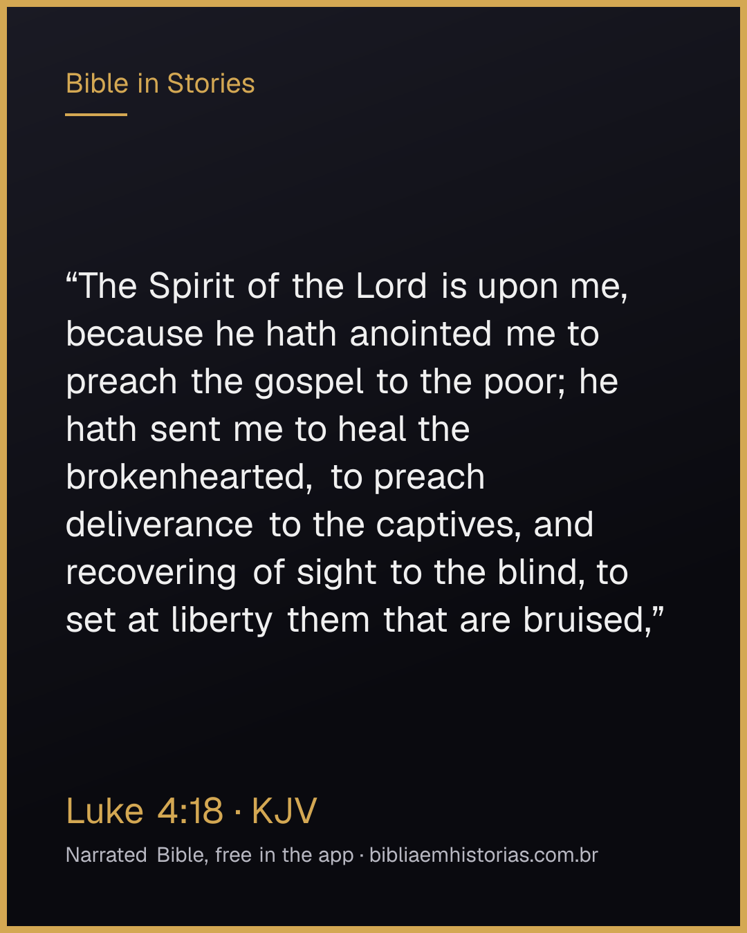 Verse image for Luke 4:18 to share