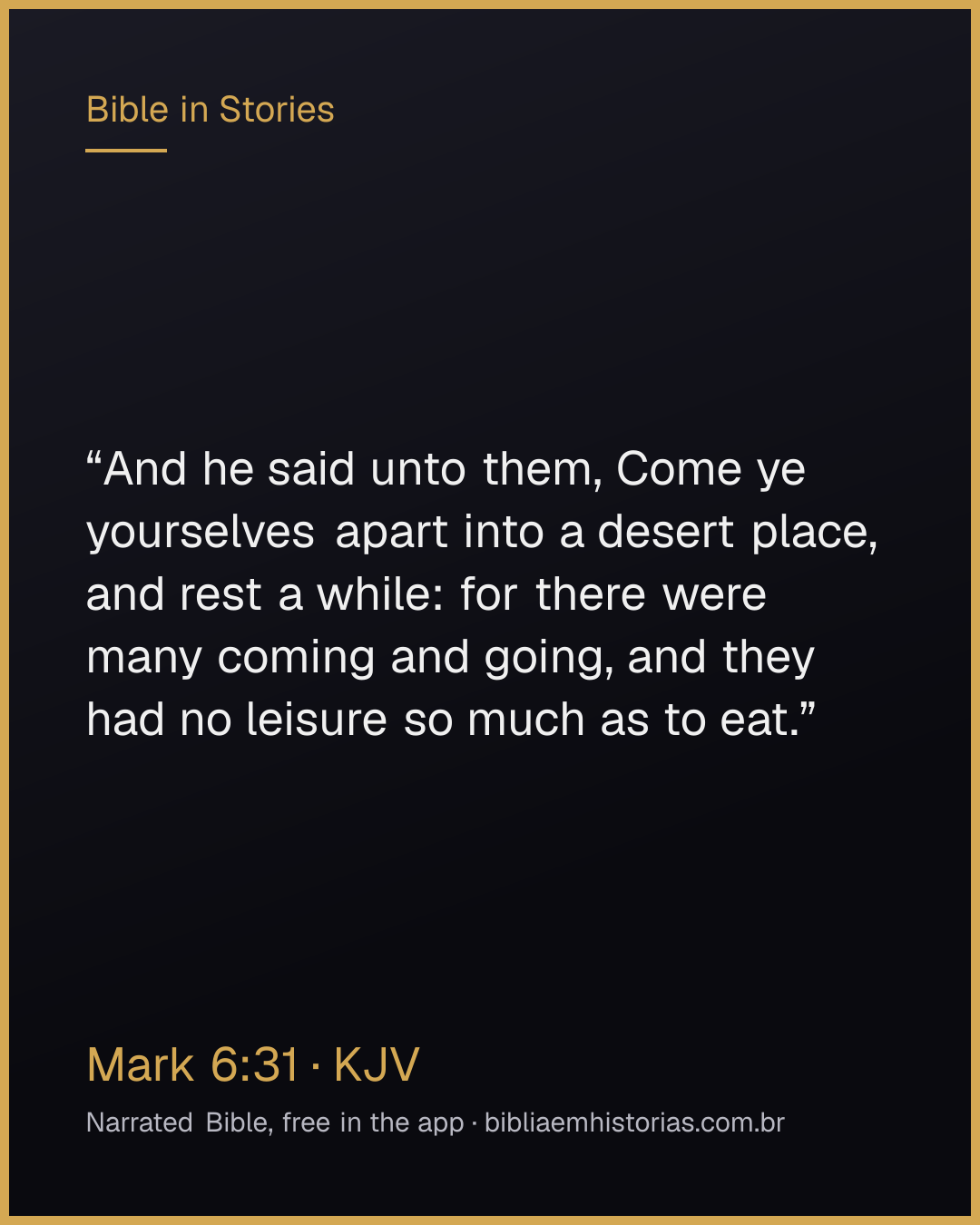 Verse image for Mark 6:31 to share