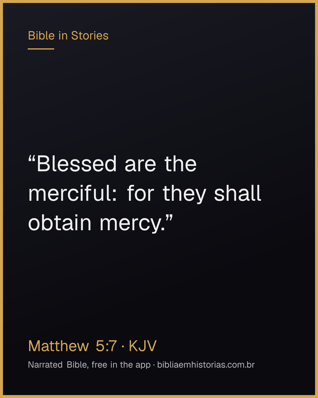 Verse image for Matthew 5:7 to share