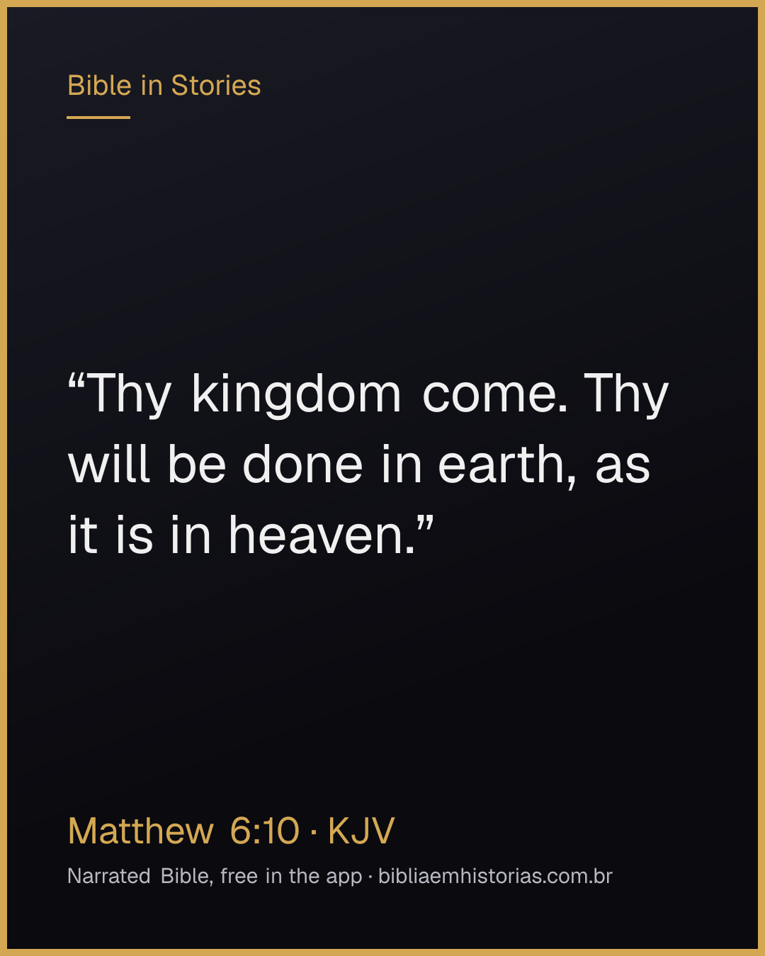 Verse image for Matthew 6:10 to share