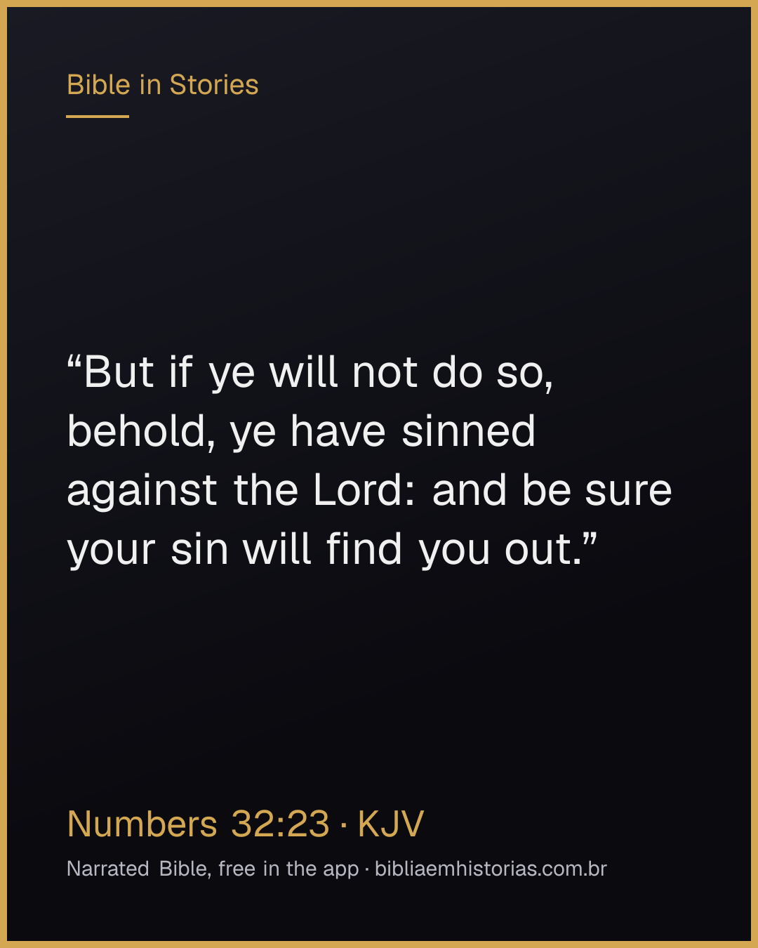 Verse image for Numbers 32:23 to share