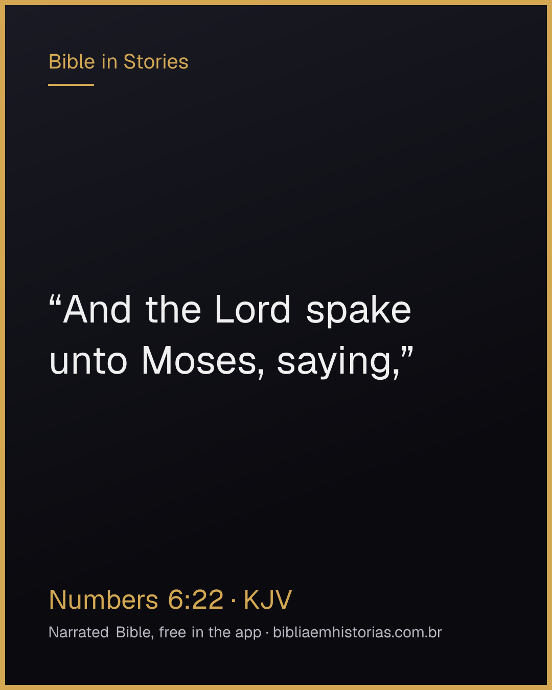 Verse image for Numbers 6:22 to share