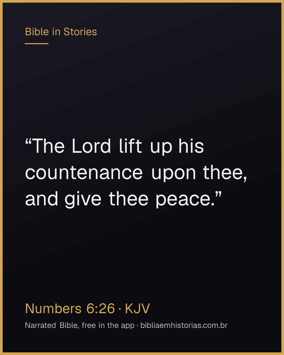 Verse image for Numbers 6:26 to share