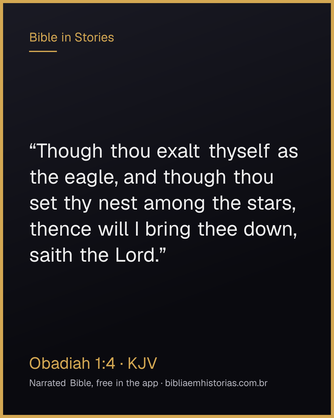 Verse image for Obadiah 1:4 to share