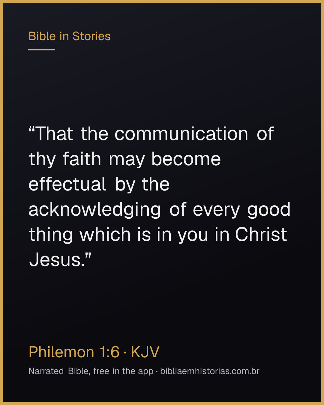 Verse image for Philemon 1:6 to share