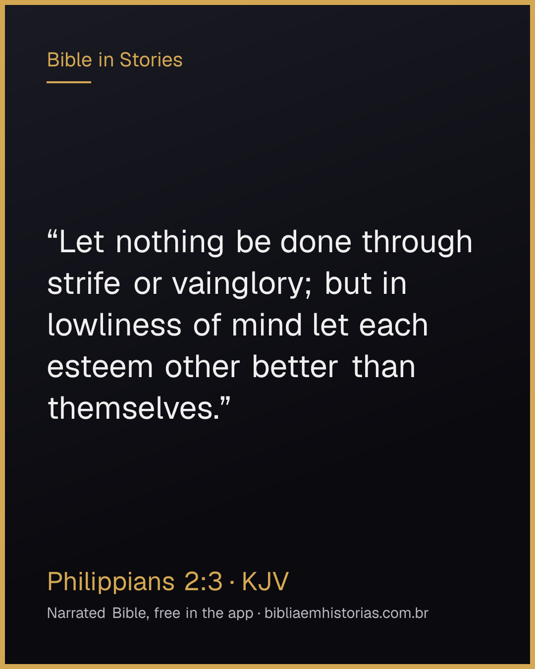 Verse image for Philippians 2:3 to share