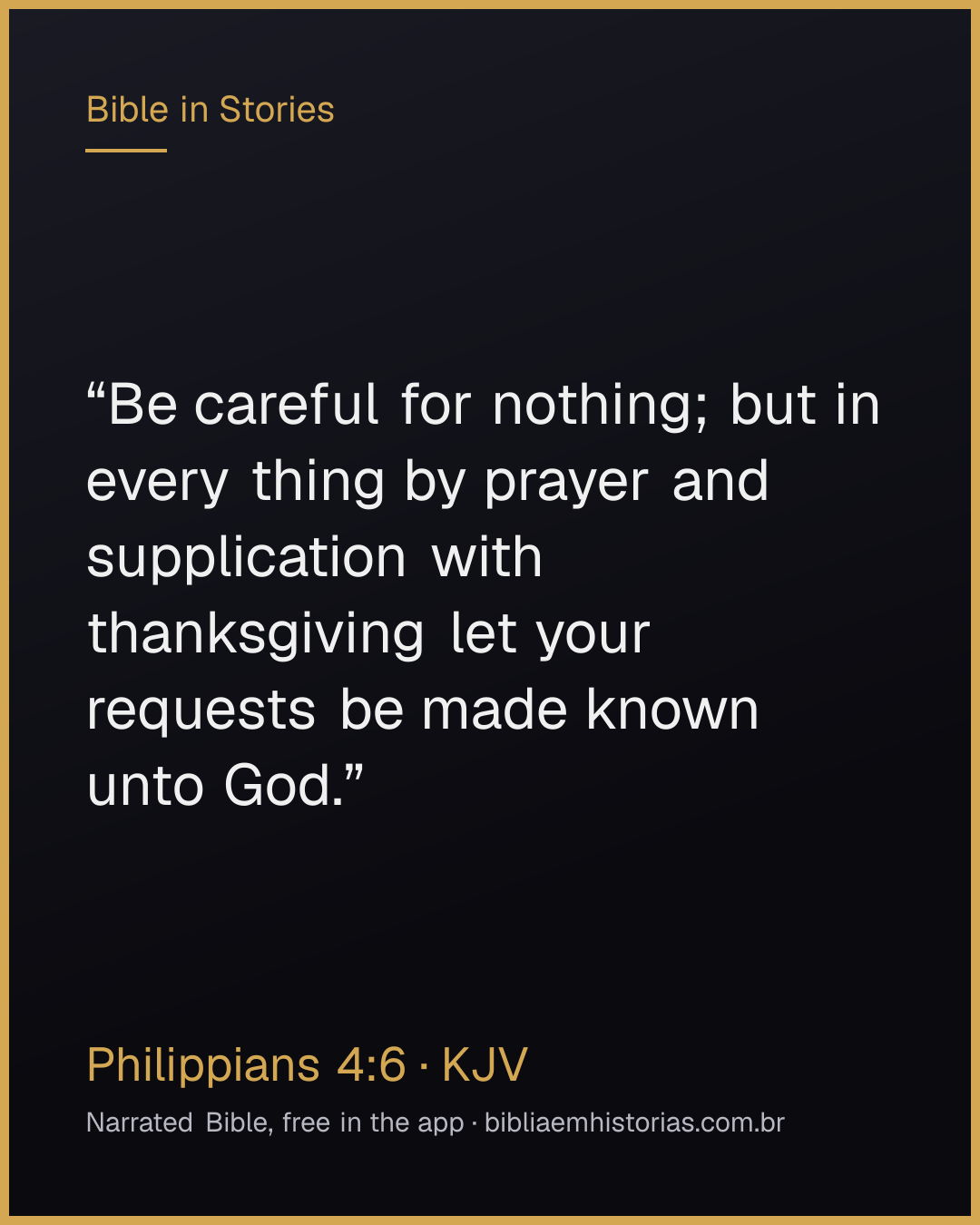 Verse image for Philippians 4:6 to share