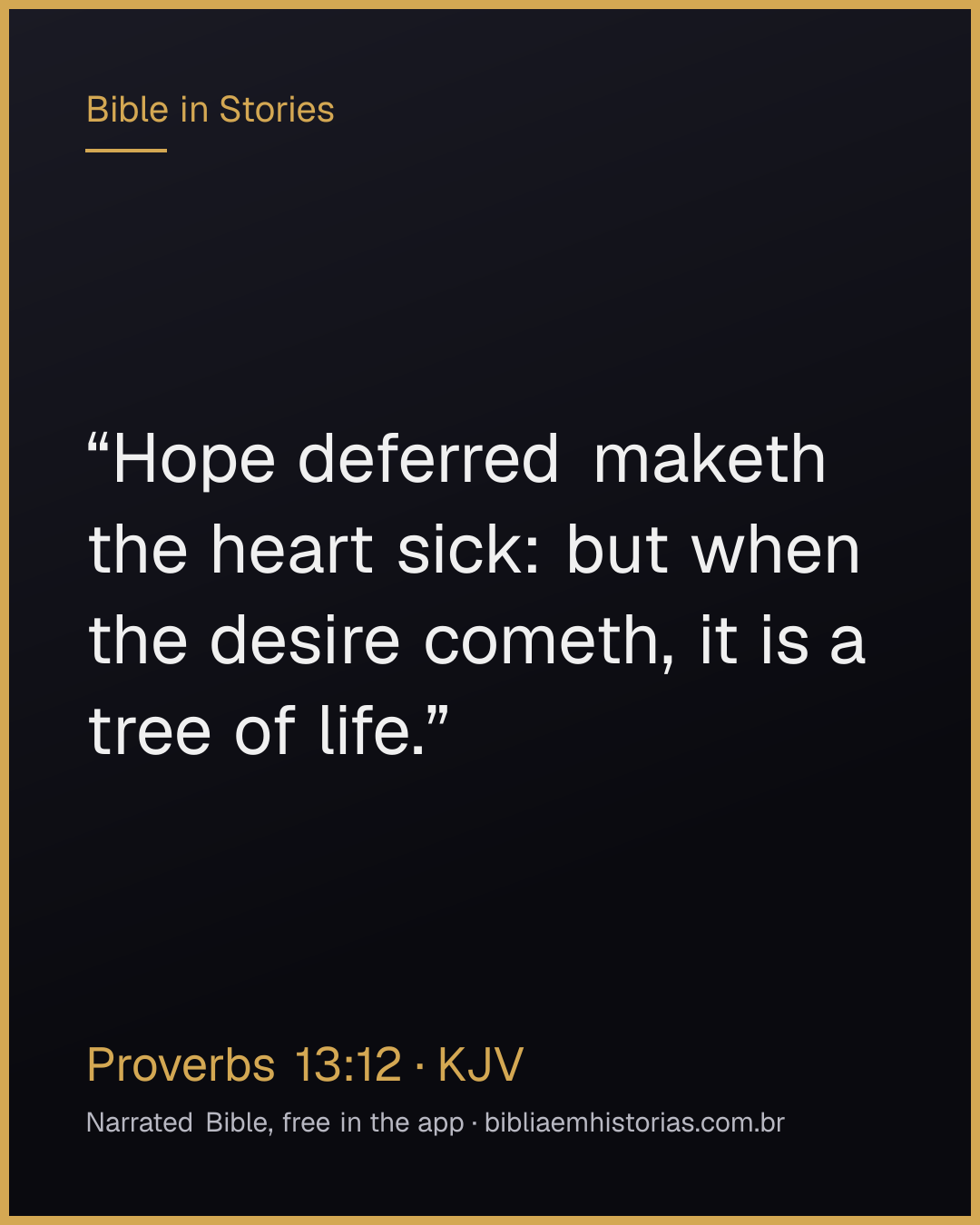 Verse image for Proverbs 13:12 to share