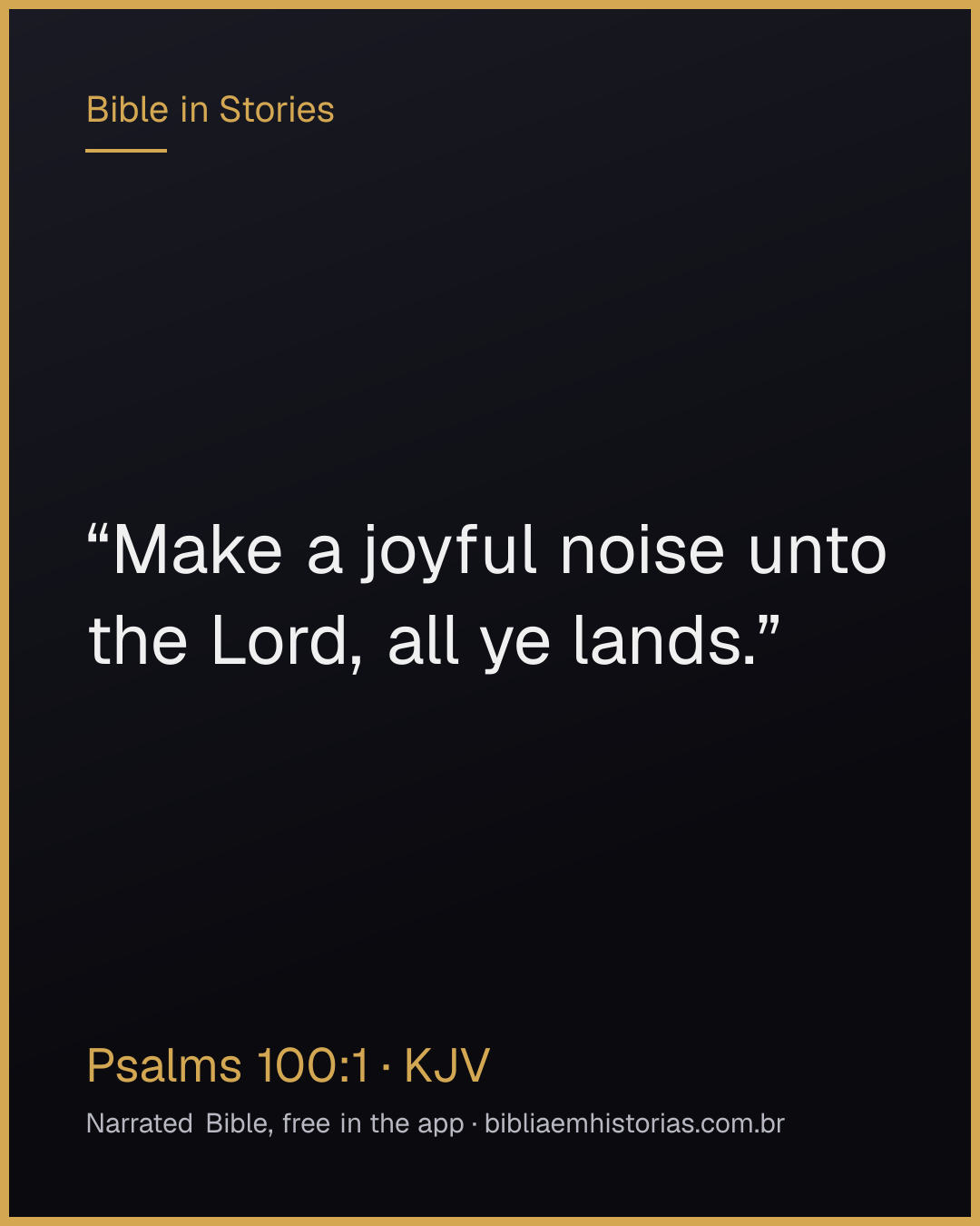 Verse image for Psalms 100:1 to share