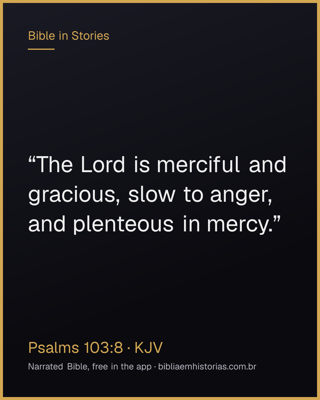 Verse image for Psalms 103:8 to share