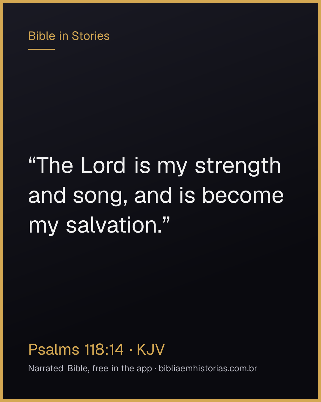 Verse image for Psalms 118:14 to share