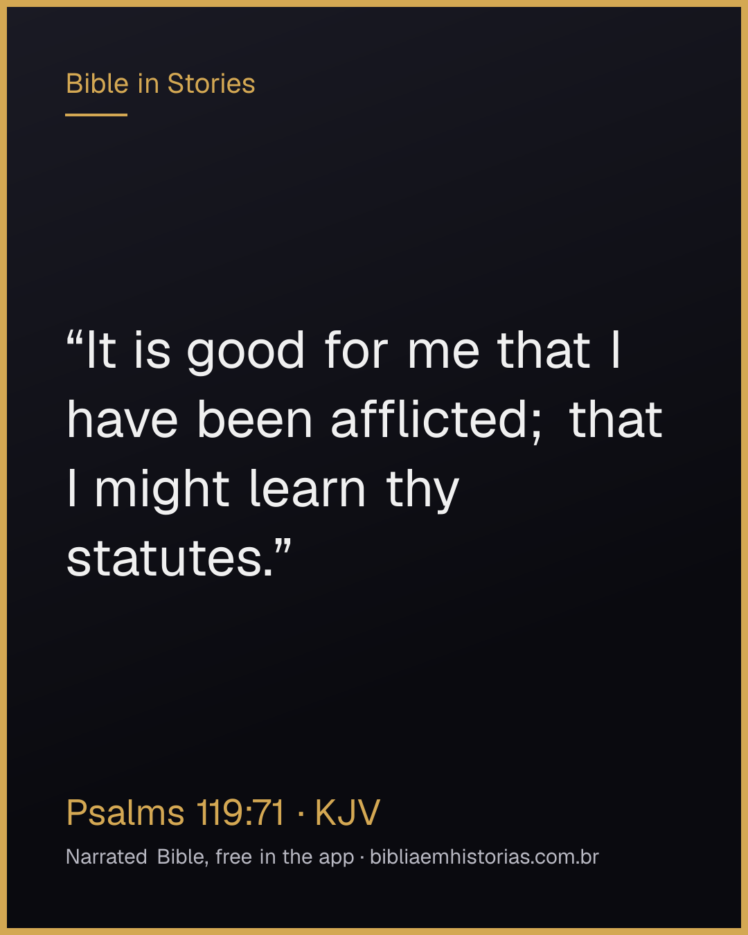Verse image for Psalms 119:71 to share
