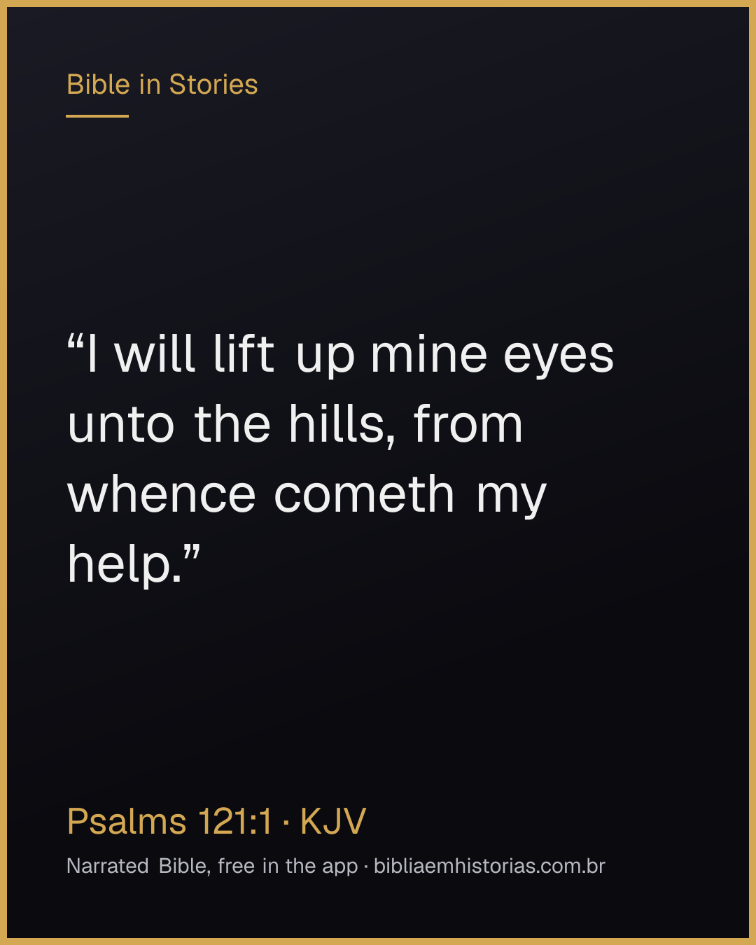 Verse image for Psalms 121:1 to share