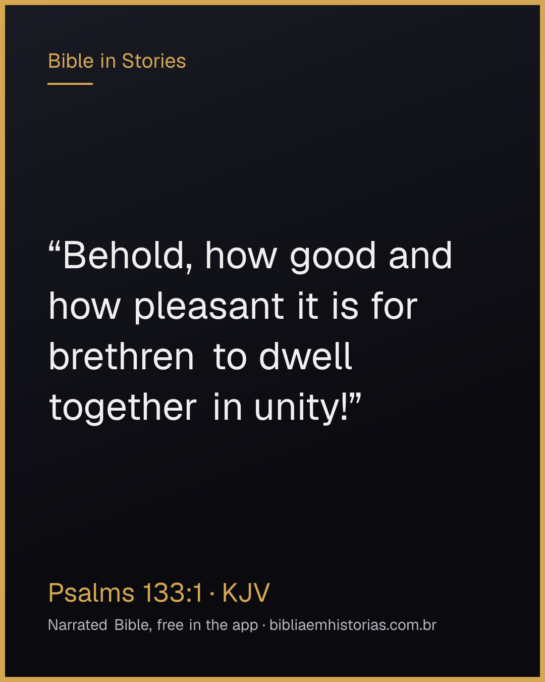 Verse image for Psalms 133:1 to share