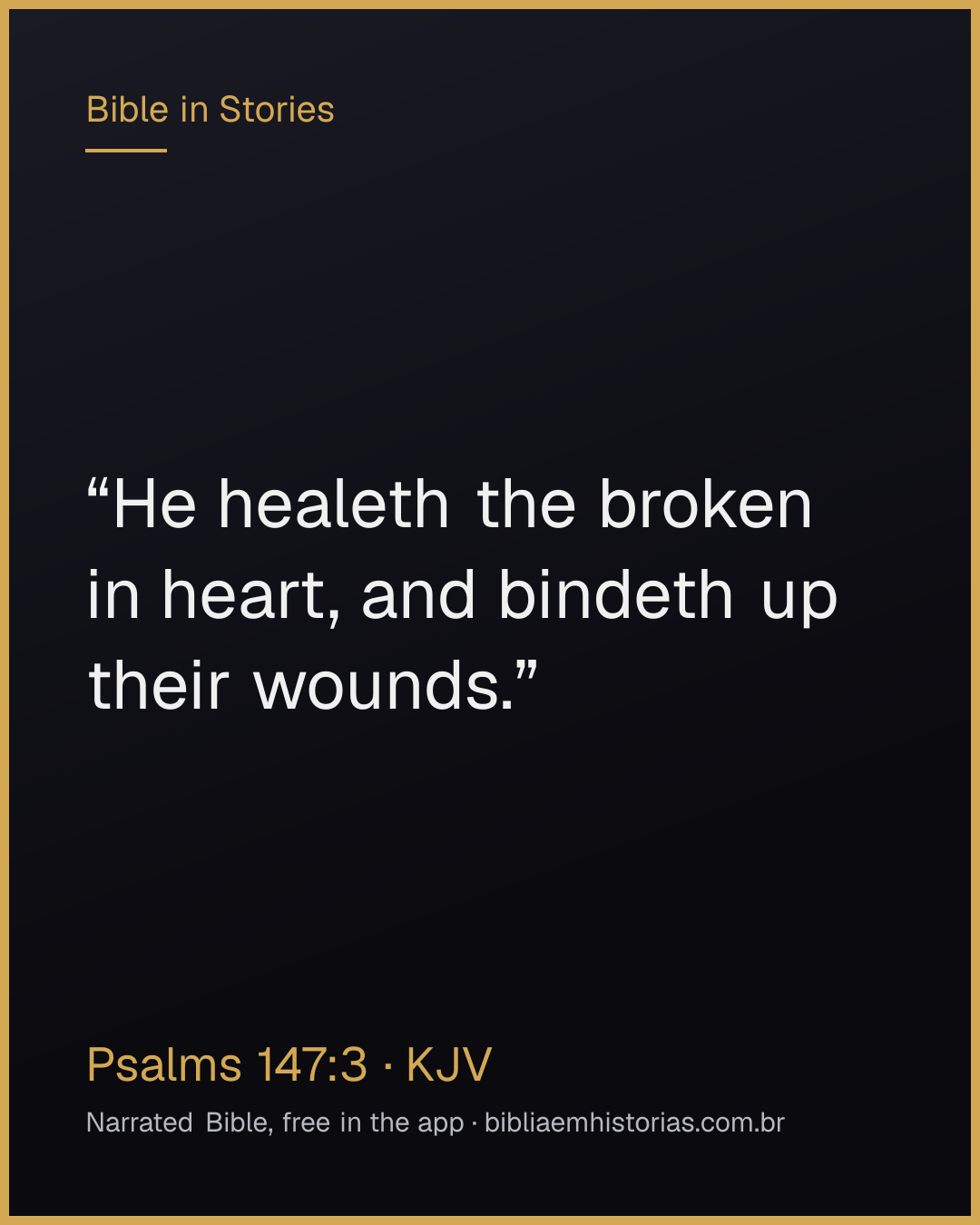 Verse image for Psalms 147:3 to share