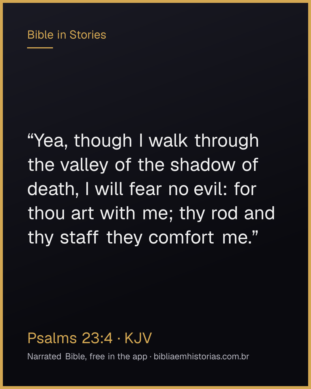 Verse image for Psalms 23:4 to share