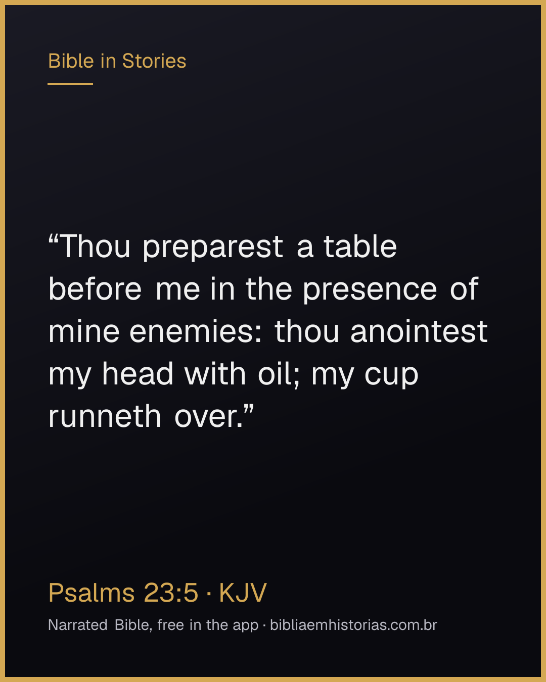 Verse image for Psalms 23:5 to share