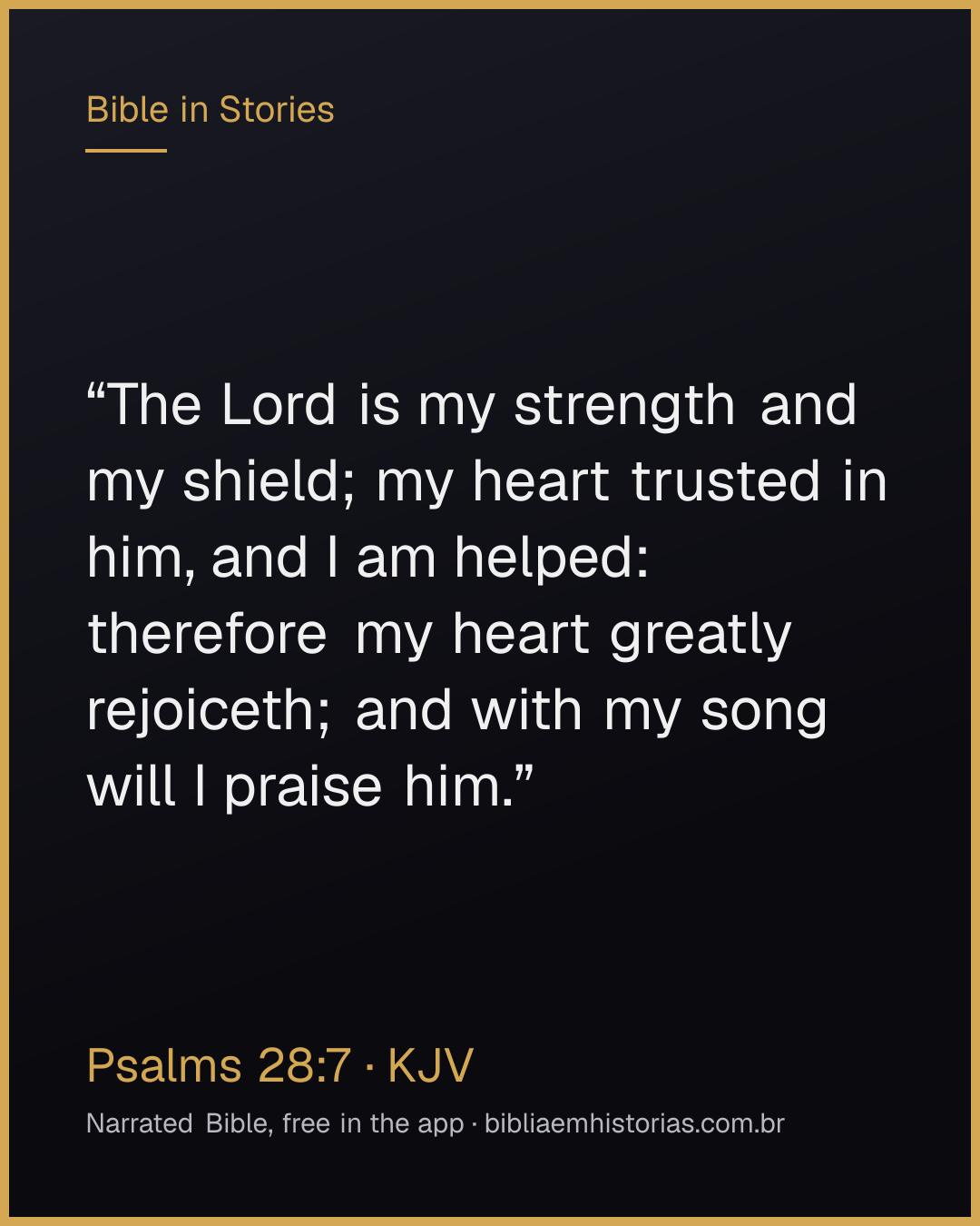 Verse image for Psalms 28:7 to share