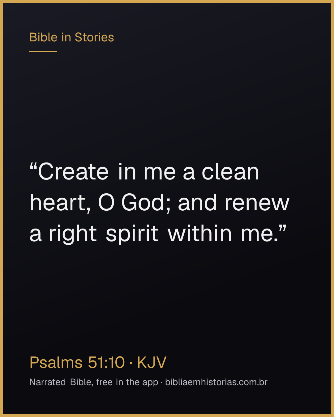 Verse image for Psalms 51:10 to share