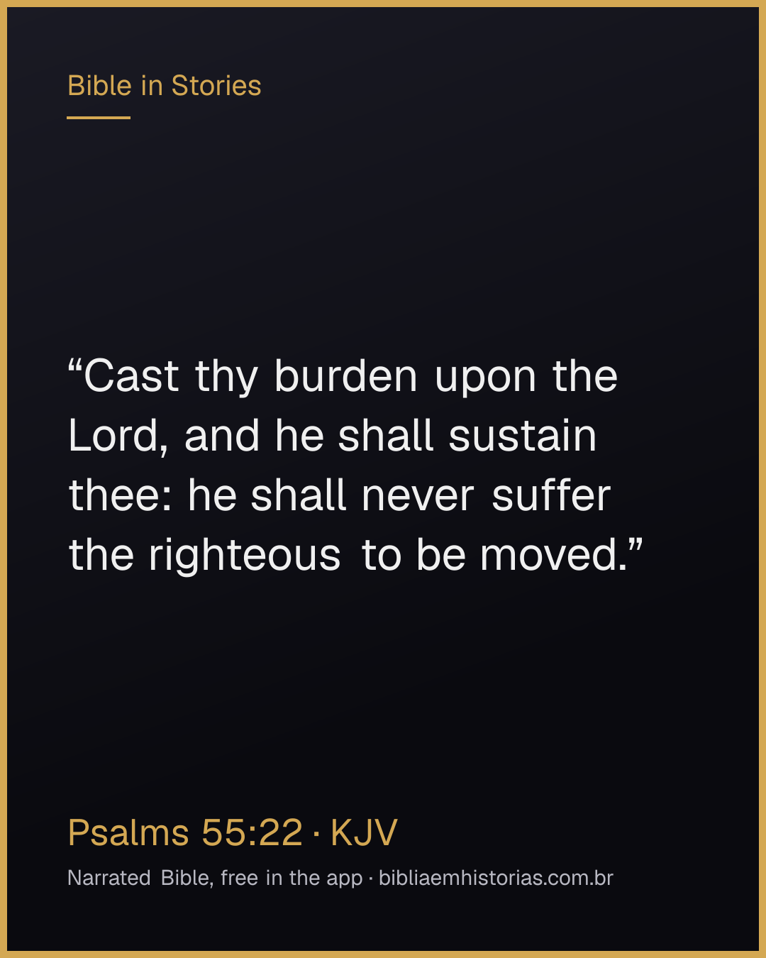 Verse image for Psalms 55:22 to share