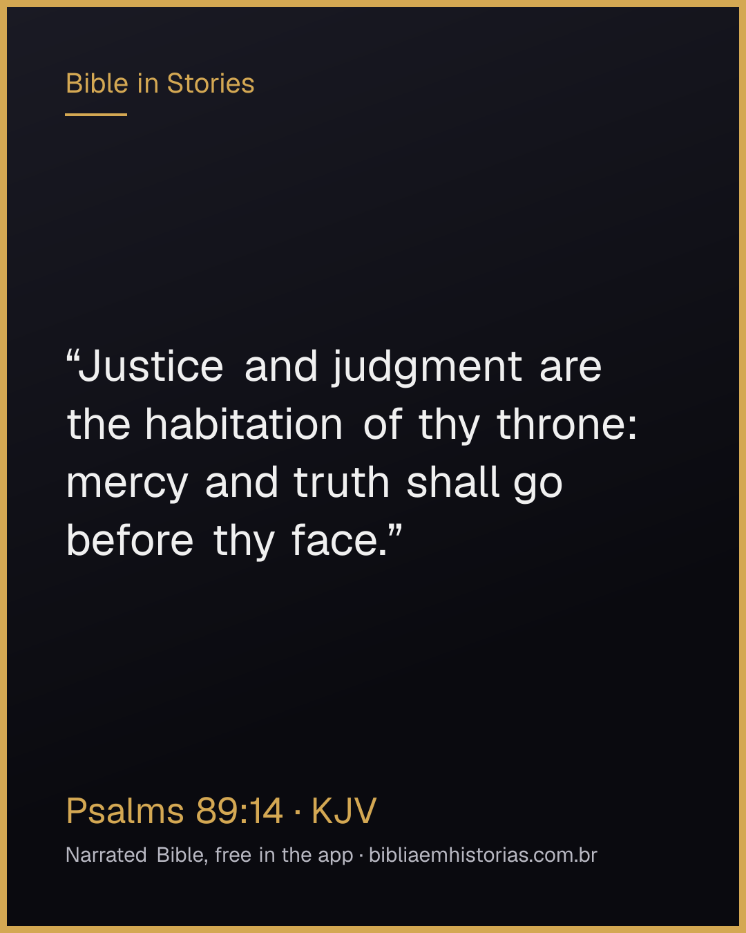 Verse image for Psalms 89:14 to share
