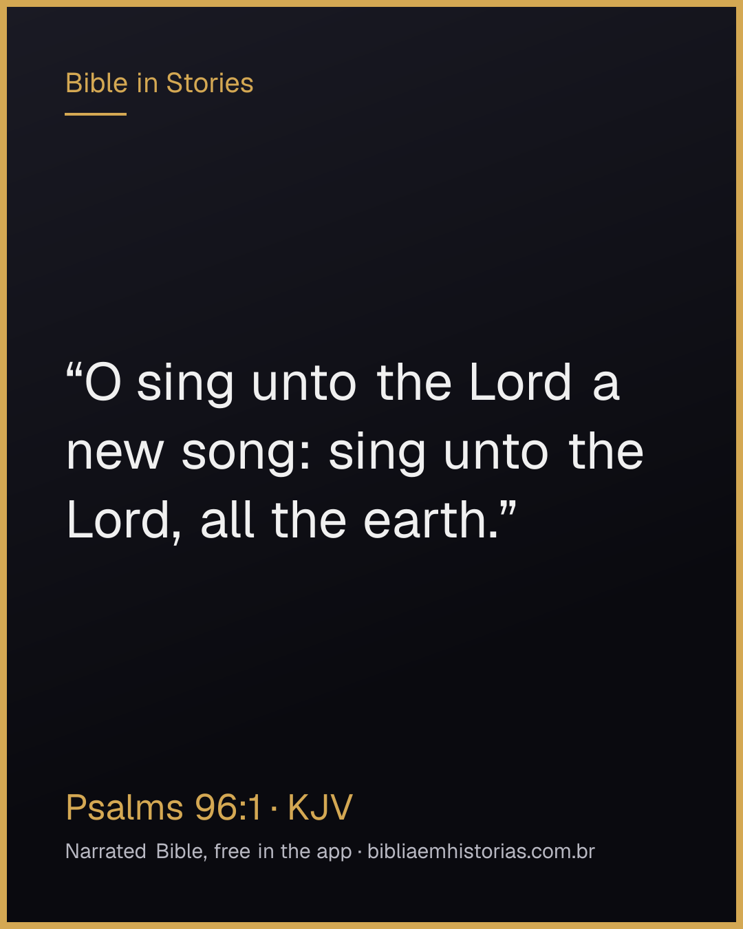 Verse image for Psalms 96:1 to share