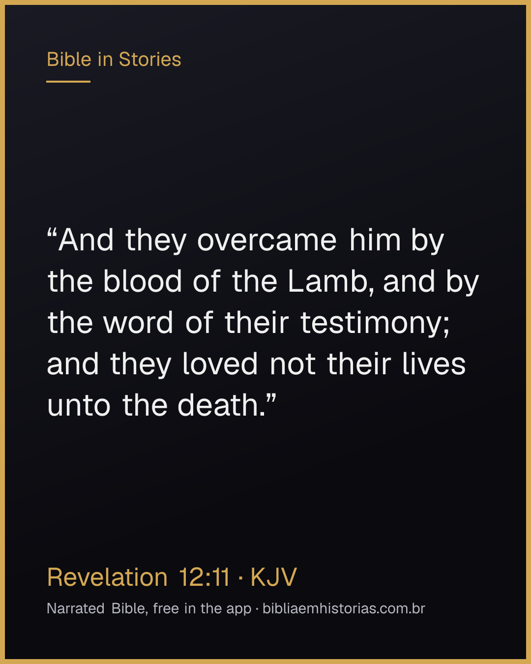 Verse image for Revelation 12:11 to share