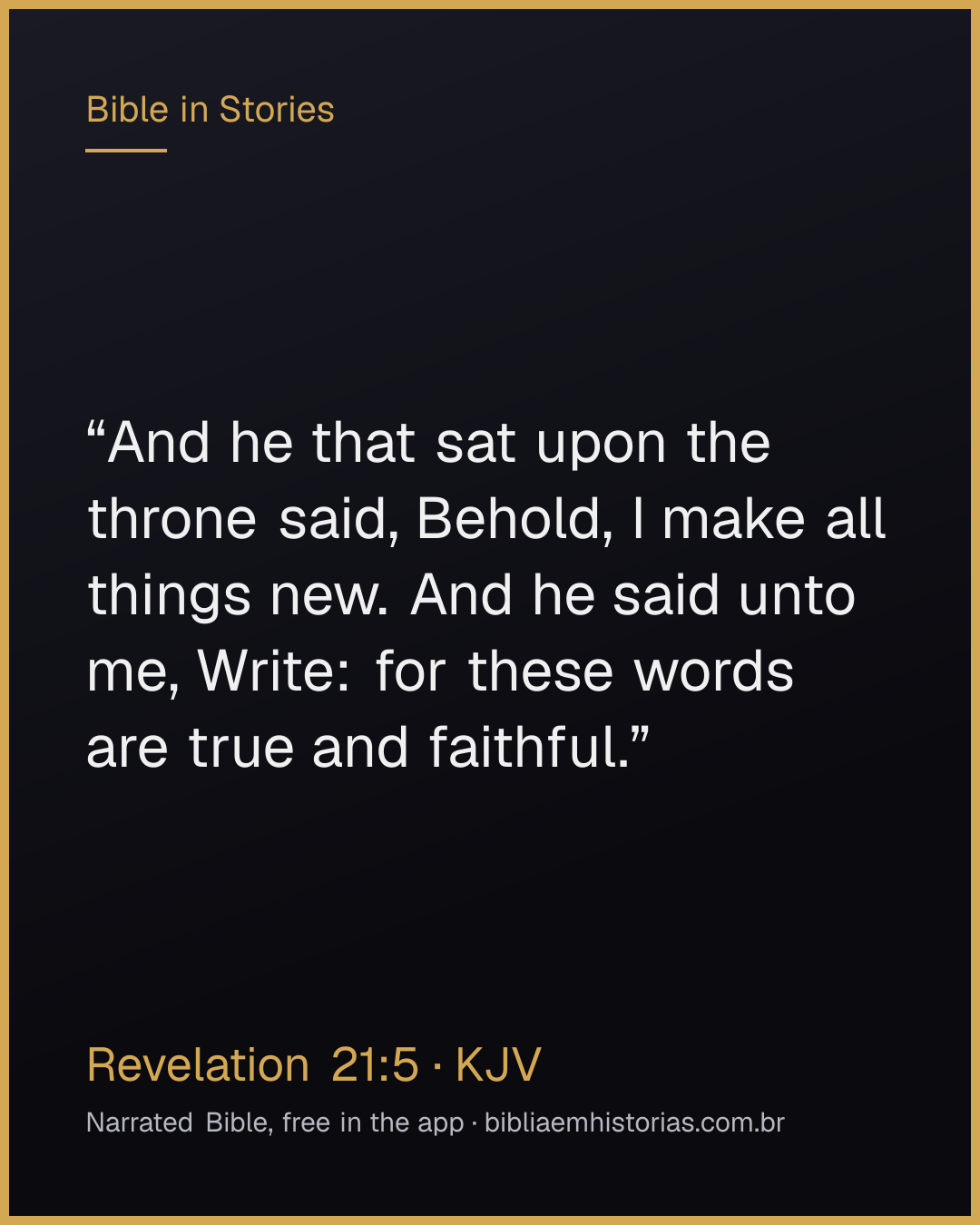 Verse image for Revelation 21:5 to share