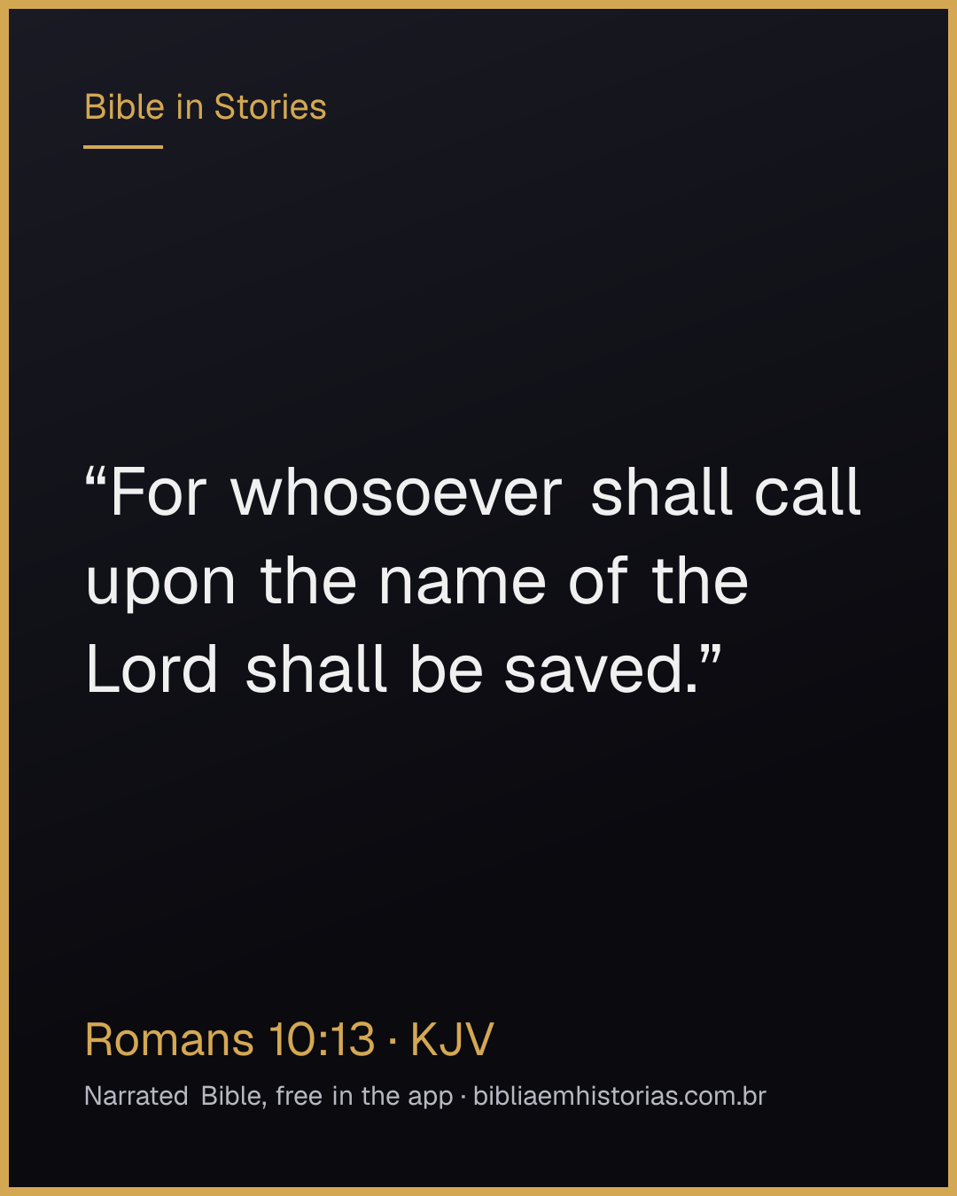 Verse image for Romans 10:13 to share