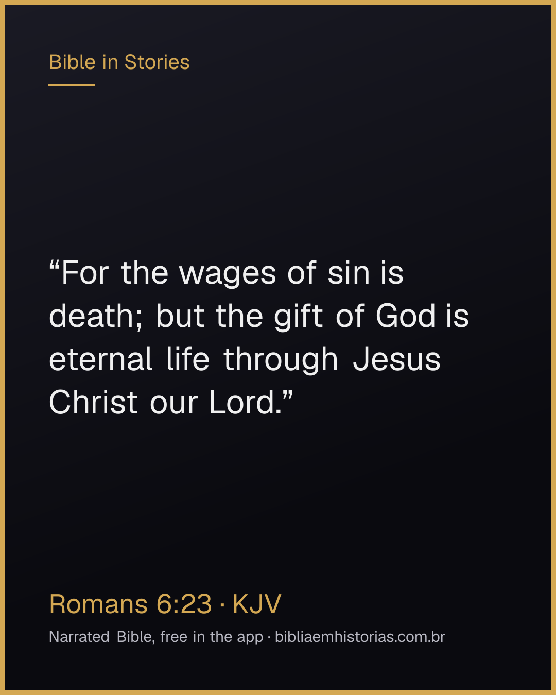 Verse image for Romans 6:23 to share