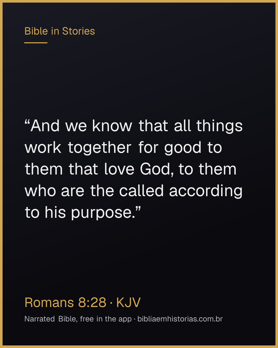 Verse image for Romans 8:28 to share