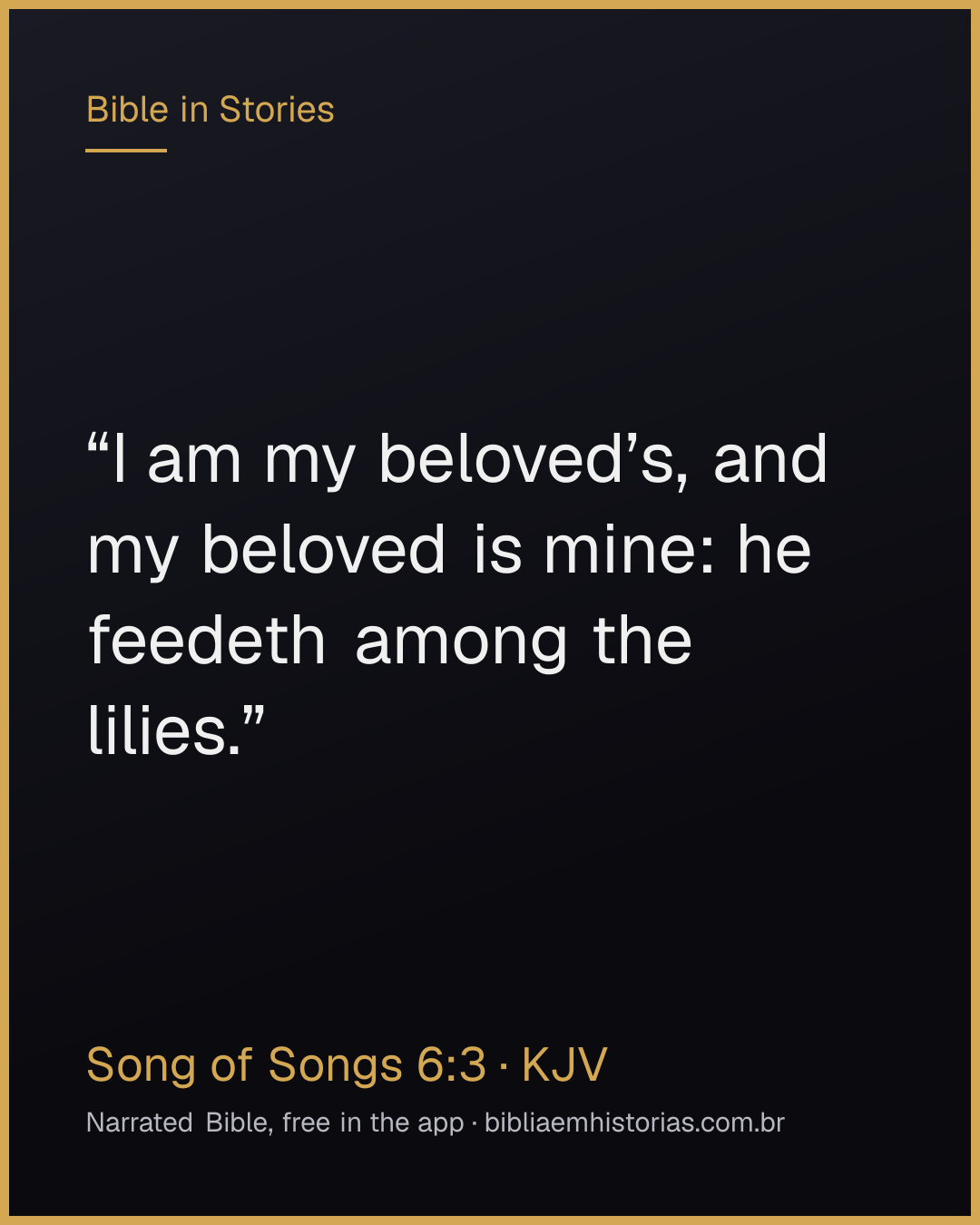 Verse image for Song of Songs 6:3 to share
