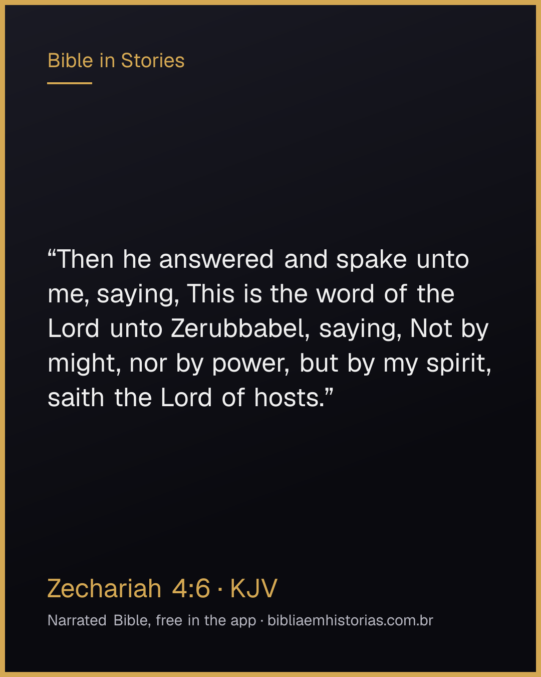 Verse image for Zechariah 4:6 to share