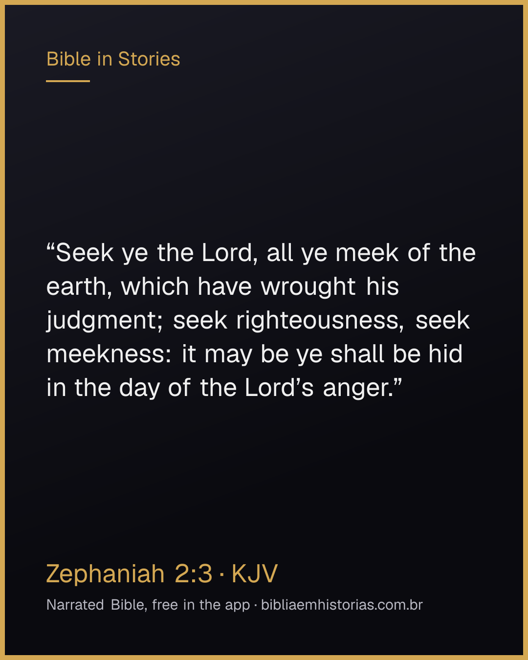Verse image for Zephaniah 2:3 to share