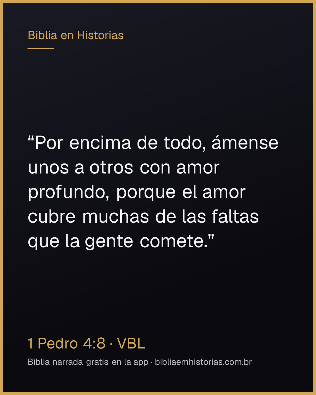 Imagen del versículo 1 Pedro 4:8 para compartir