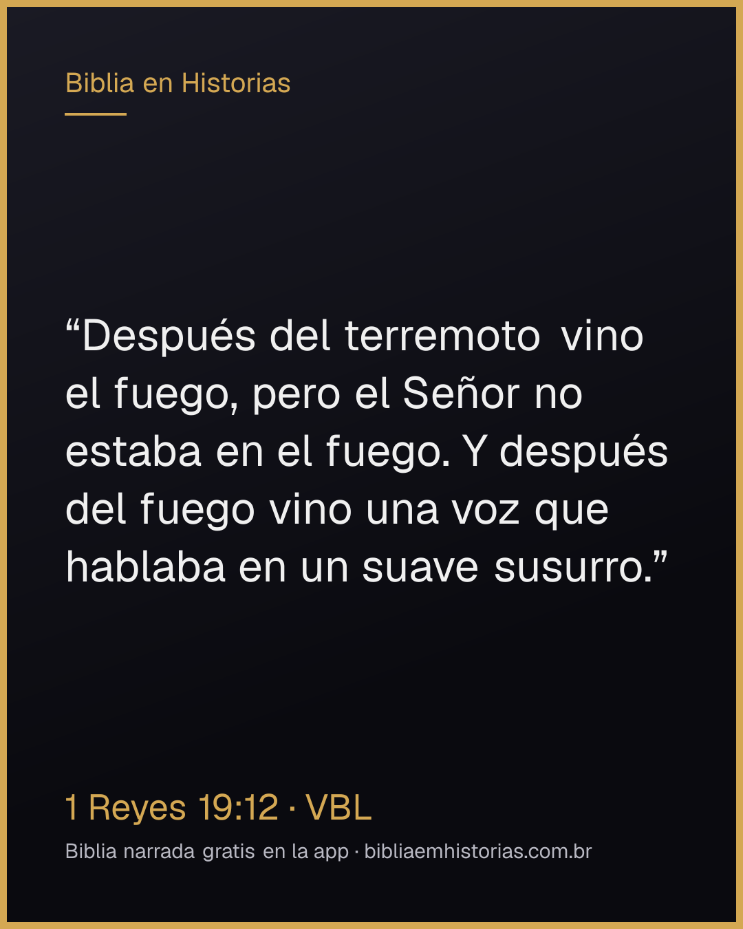 Imagen del versículo 1 Reyes 19:12 para compartir