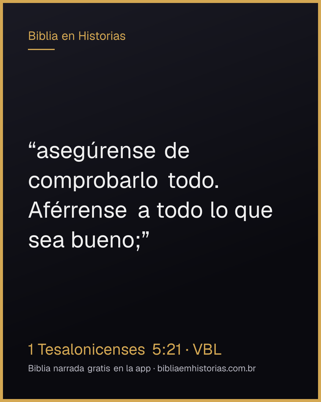 Imagen del versículo 1 Tesalonicenses 5:21 para compartir