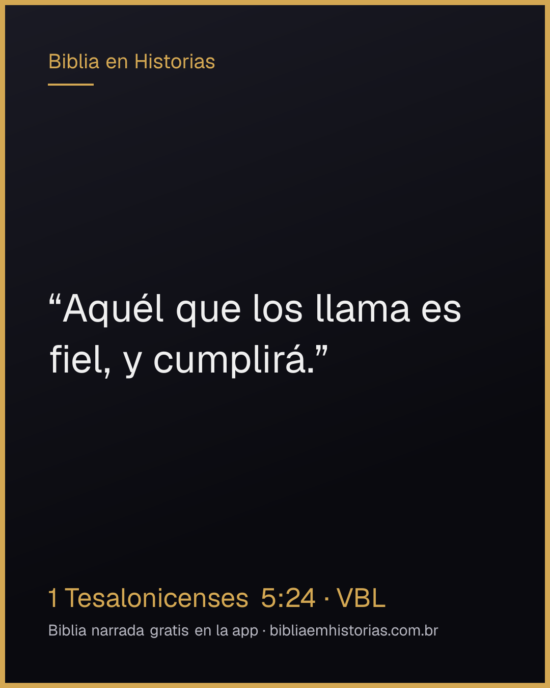 Imagen del versículo 1 Tesalonicenses 5:24 para compartir