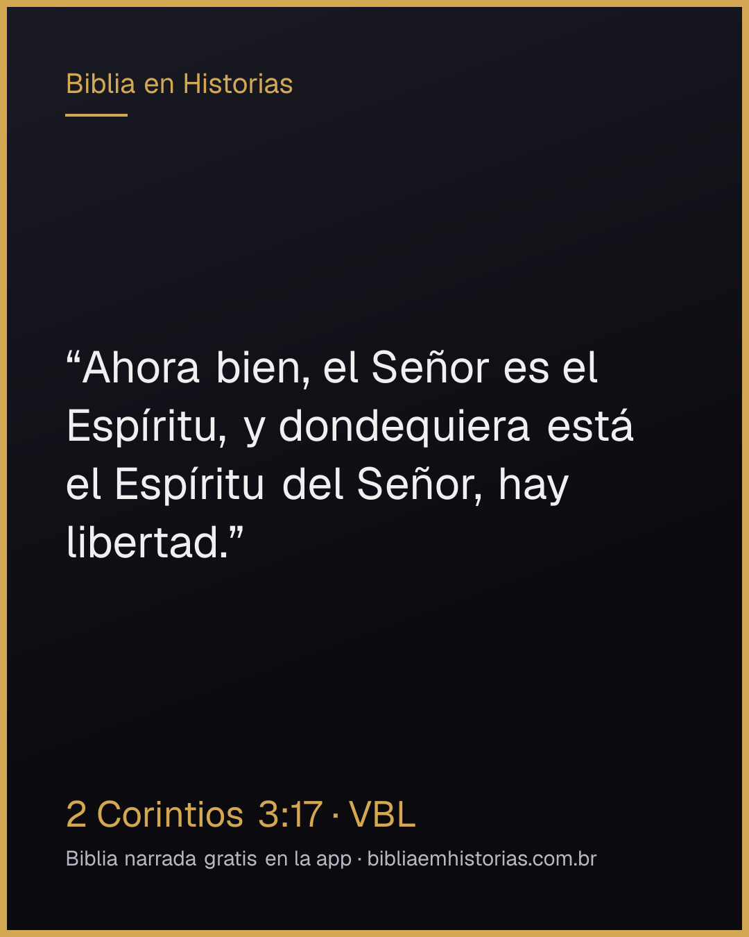 Imagen del versículo 2 Corintios 3:17 para compartir