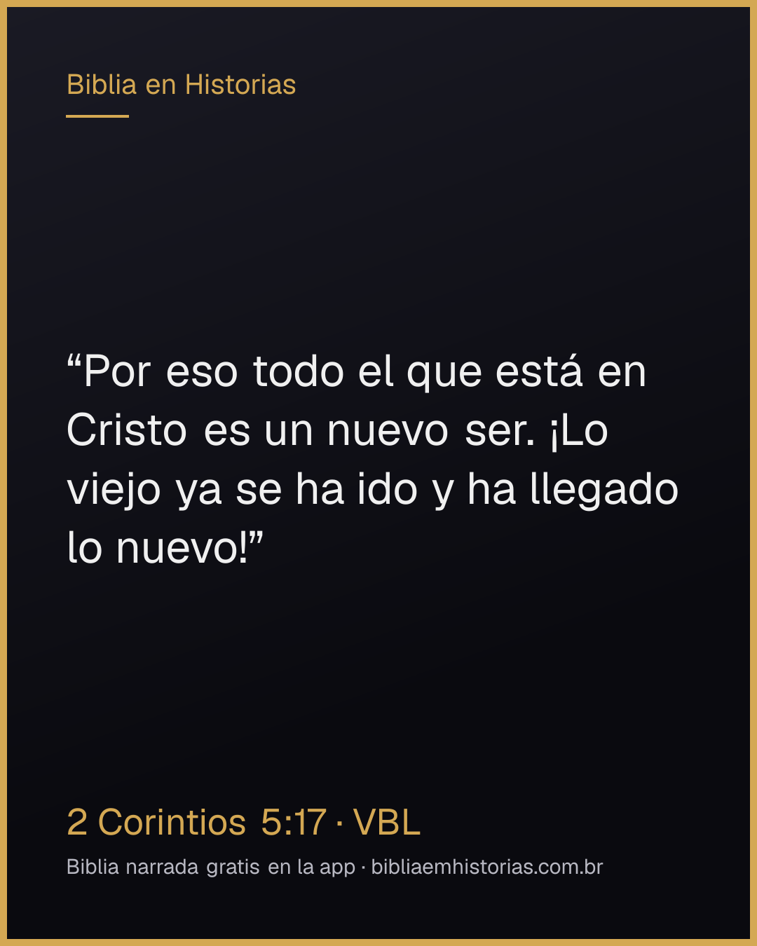 Imagen del versículo 2 Corintios 5:17 para compartir